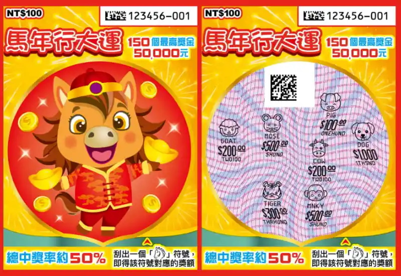 馬年行大運刮刮樂